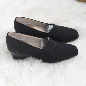 Life Stride Judo-Black Libra/Gore Women's Slip-On Black Fabric 7.5M NEW